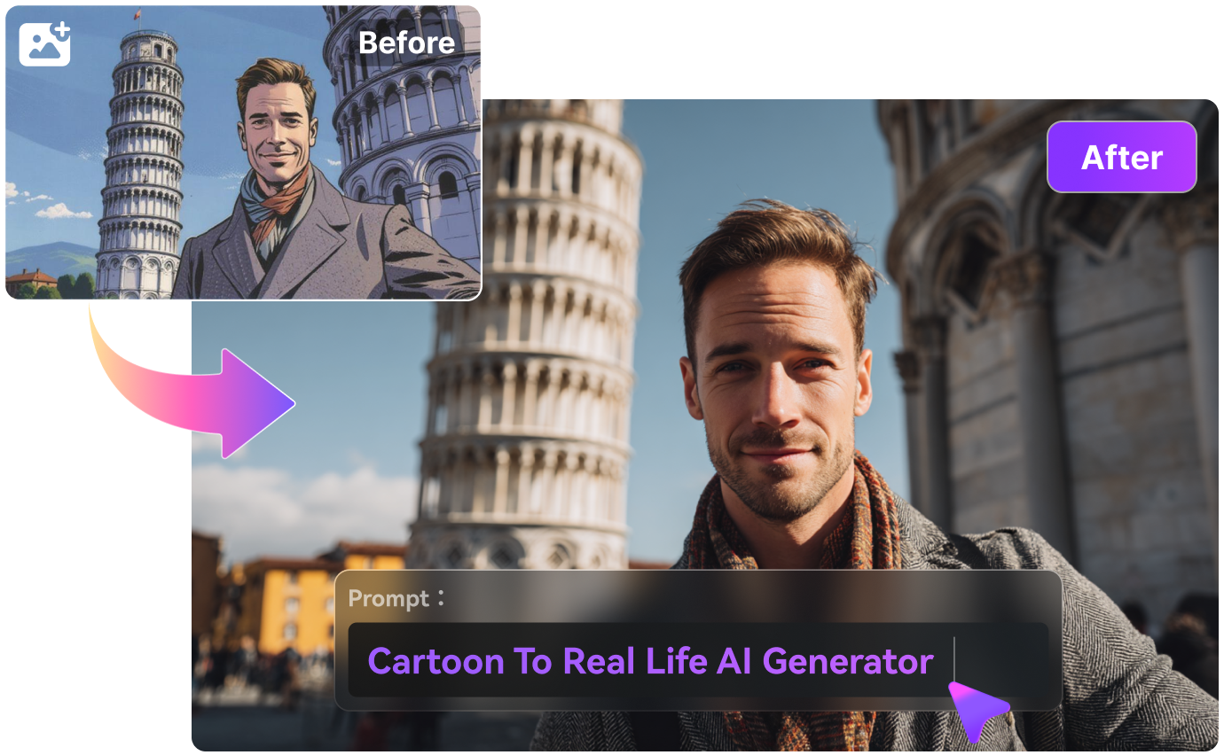 AI Cartoon to Real Life