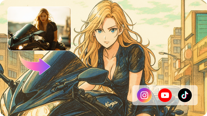 AI video to animation