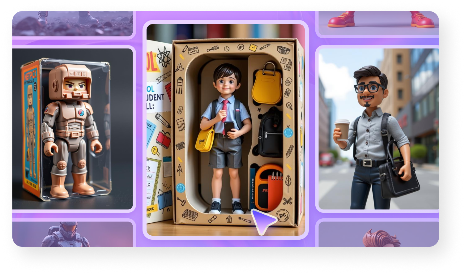 Personalize Photos into Unique Action Figures