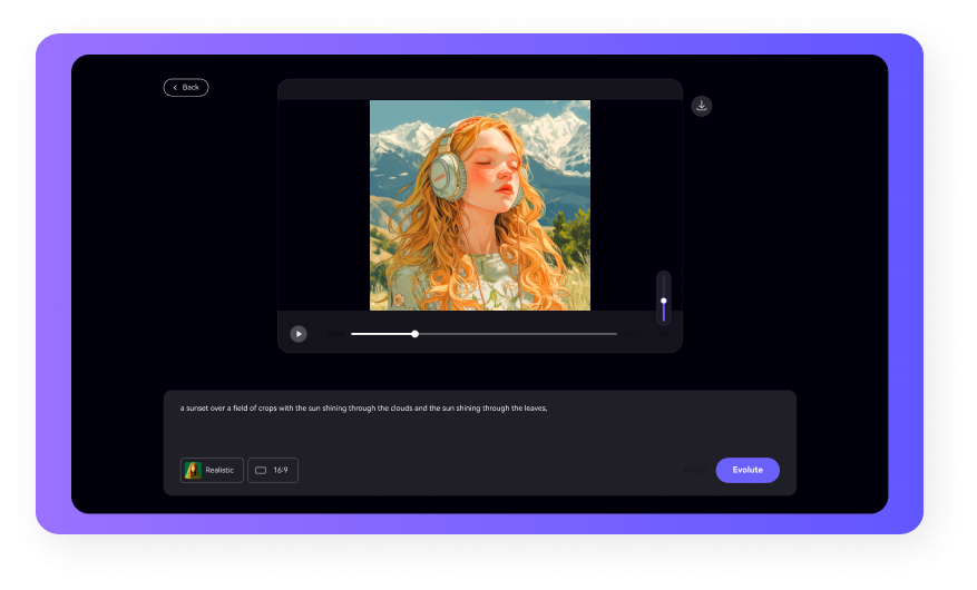 enjoy AI-generated video