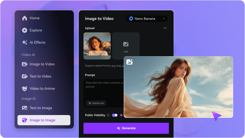 choose nano banana image generator
